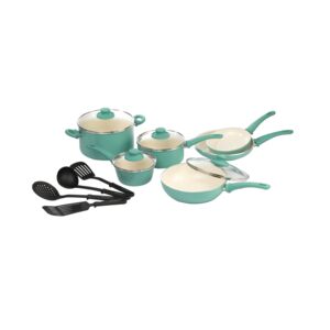 COOKWARE SET 14PCS NON STICK GREENLIFE COOKWARE SET 14PCS NON STICK GREENLIFE